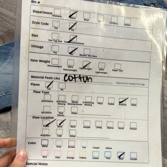 Levis 505 Dark Wash Faded Blue Mens 31x30‎ Regular Straight Denim Jeans Red Tab - Picture 13 of 13